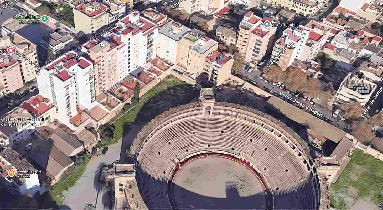 El barrio Plaça de Toros en Palma
