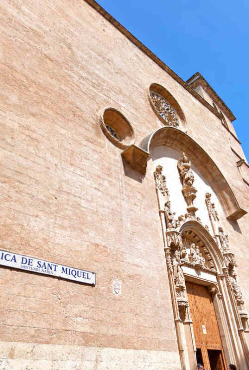 La basílica de Sant Miquel en el centro histórico de Palma